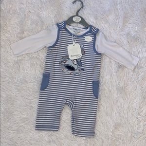 Baby boy romper with t shirt